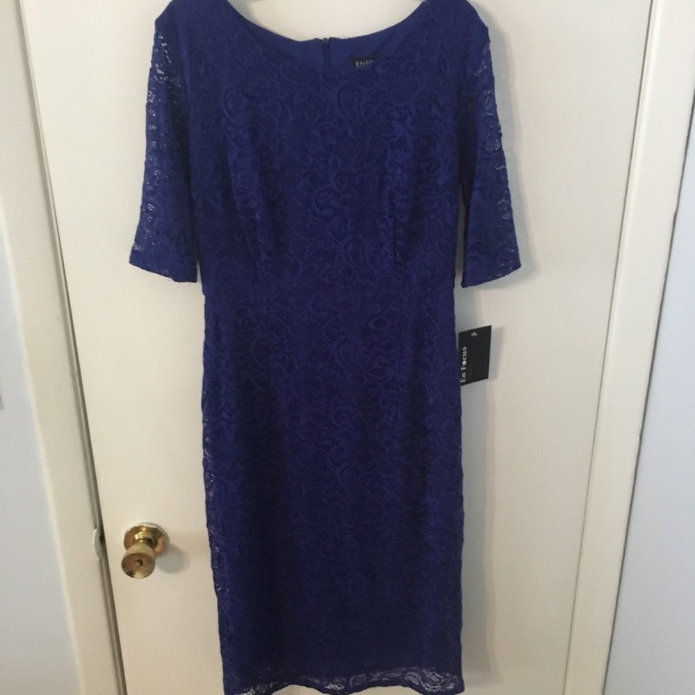 Royal blue dress